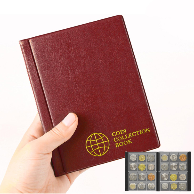 120 Pocket Coin Collecting Boo - Binding Comb Plastic recension och pris