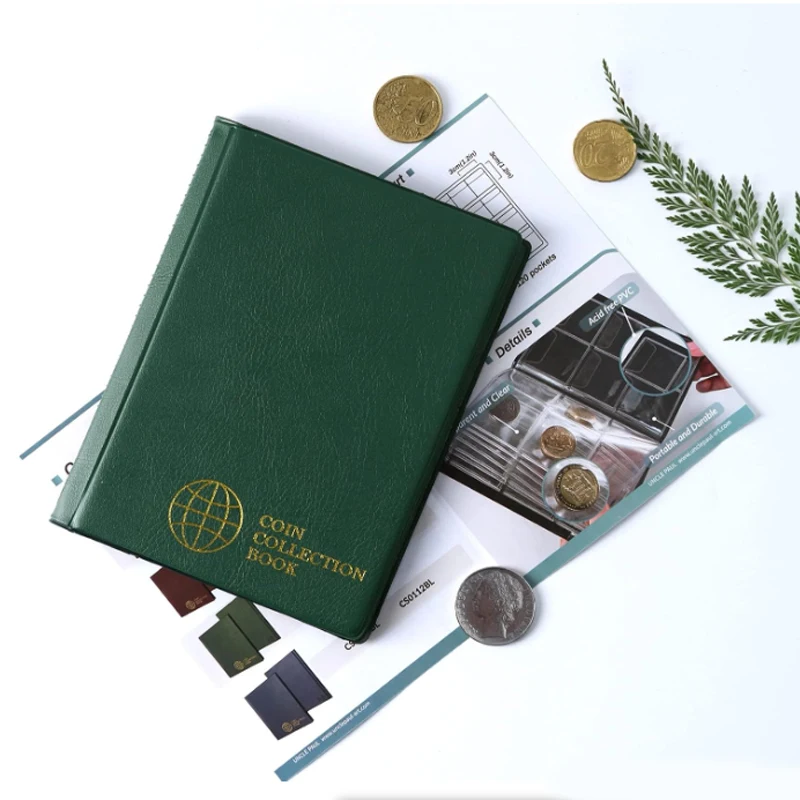120 Pocket Coin Collecting Boo - Binding Comb Plastic recension och pris