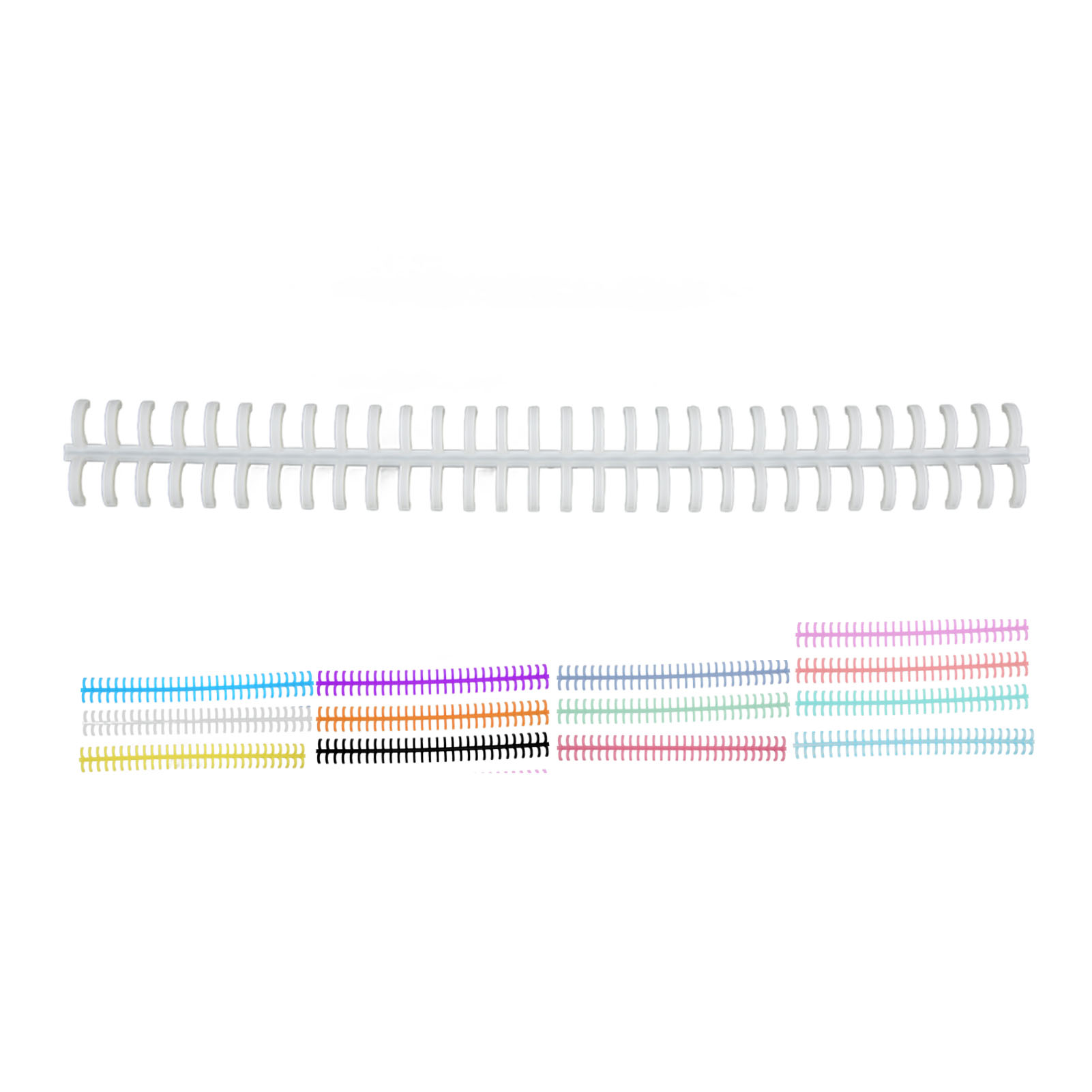 10PCS 30 Hole Loose Leaf Bindi - Binding Comb Plastic recension och pris