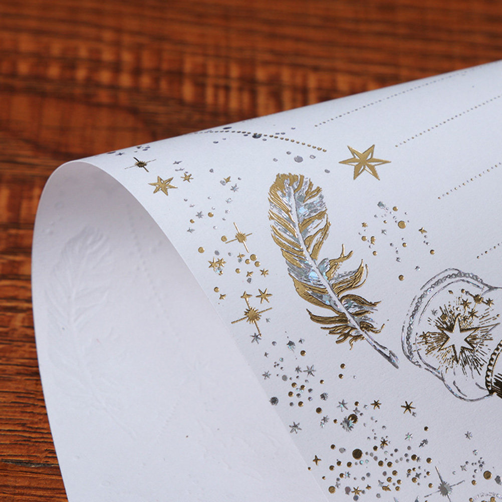 1Set Invitation Letter Paper E - Letter Envelope Kraft recension och pris