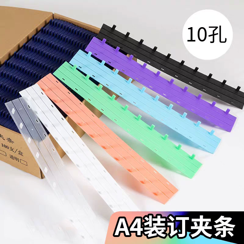 50pcs 10 Holes PVC Binding Str - Binding Comb Plastic recension och pris