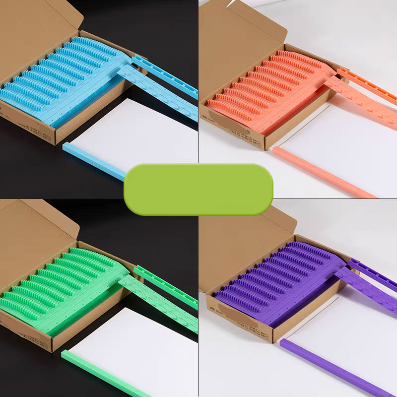50pcs 10 Holes PVC Binding Str - Binding Comb Plastic recension och pris