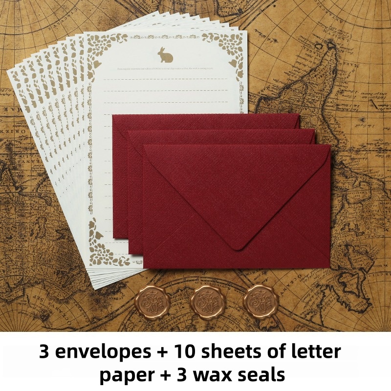 16PCS Vintage Linen Envelopes  - Letter Envelope Kraft recension och pris