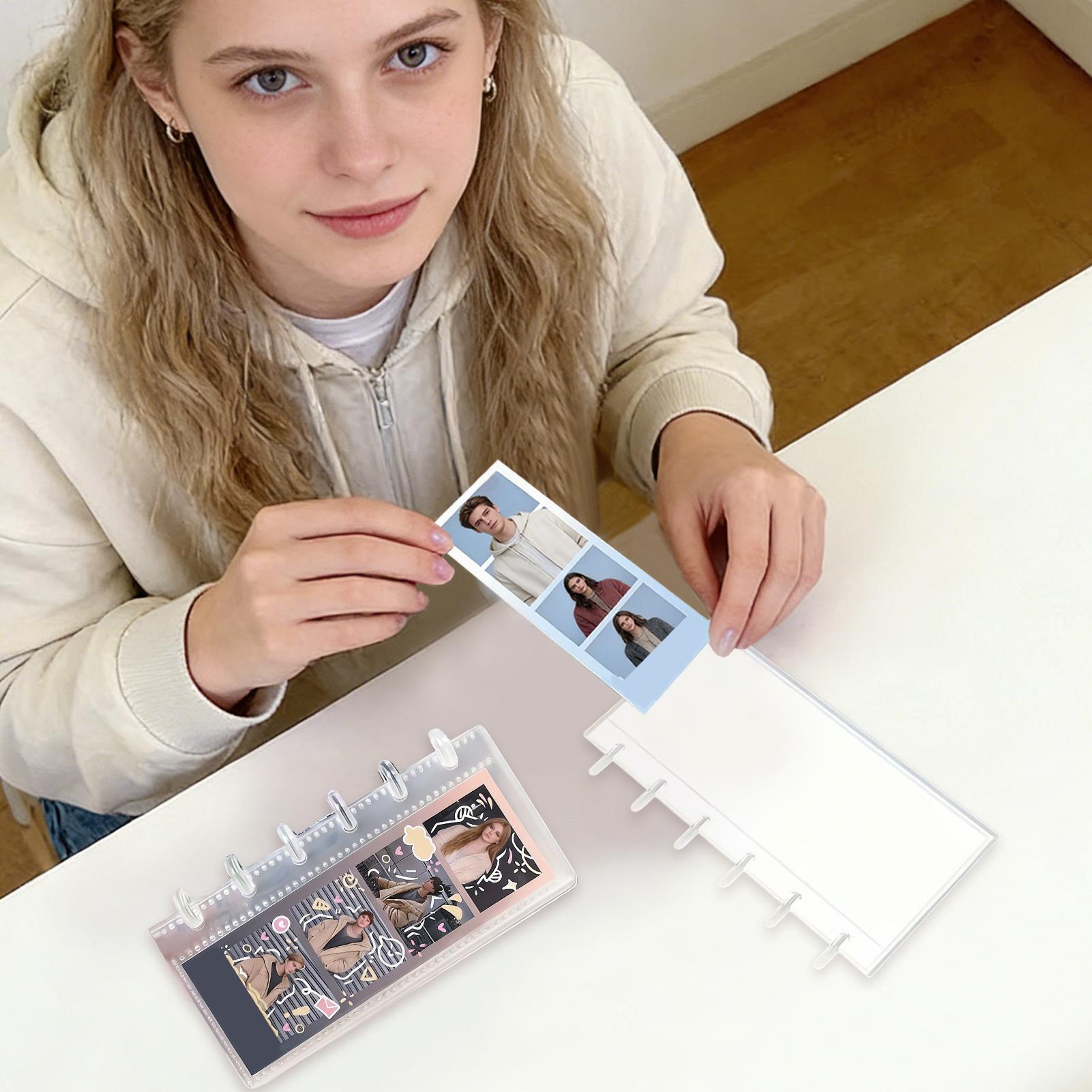 Slide-down Photo Strip Photo C - Binding Comb Plastic recension och pris