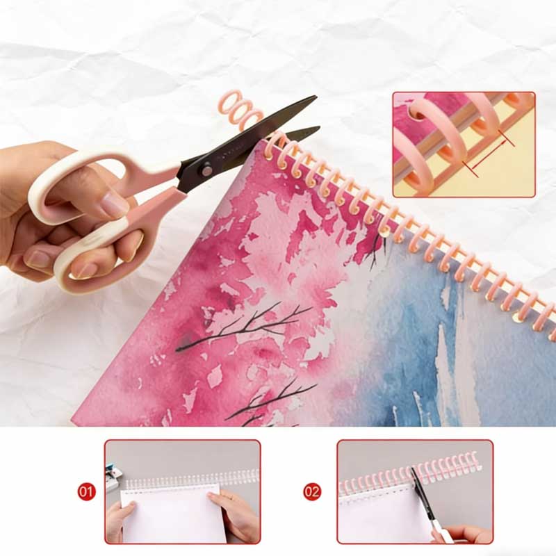 A4 Plastic 30-Hole Loose Leaf  - Binding Comb Plastic recension och pris