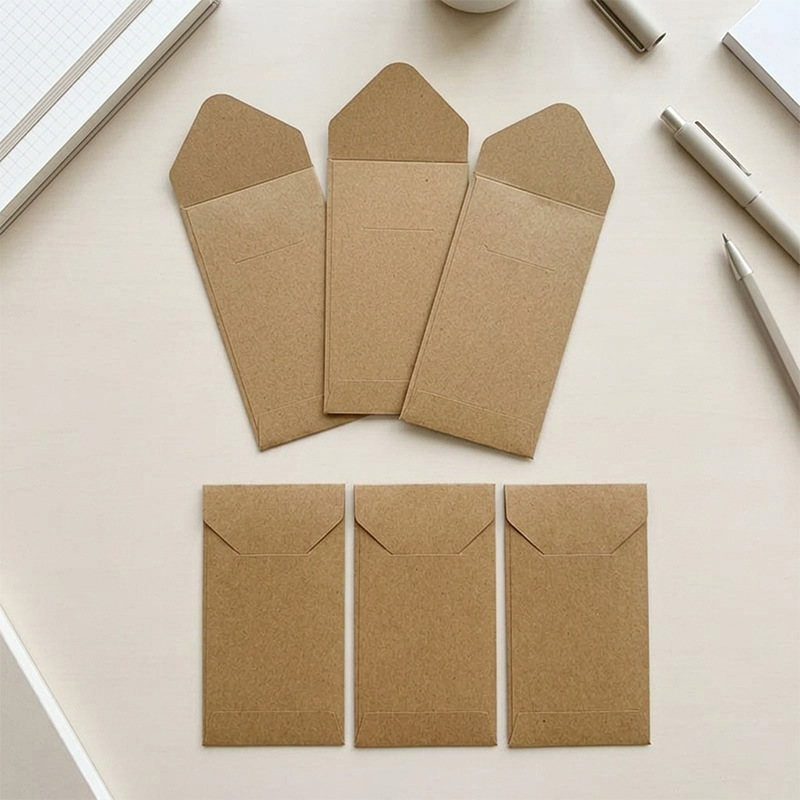 50pcs/lots Seed Envelopes Docu - Letter Envelope Kraft recension och pris