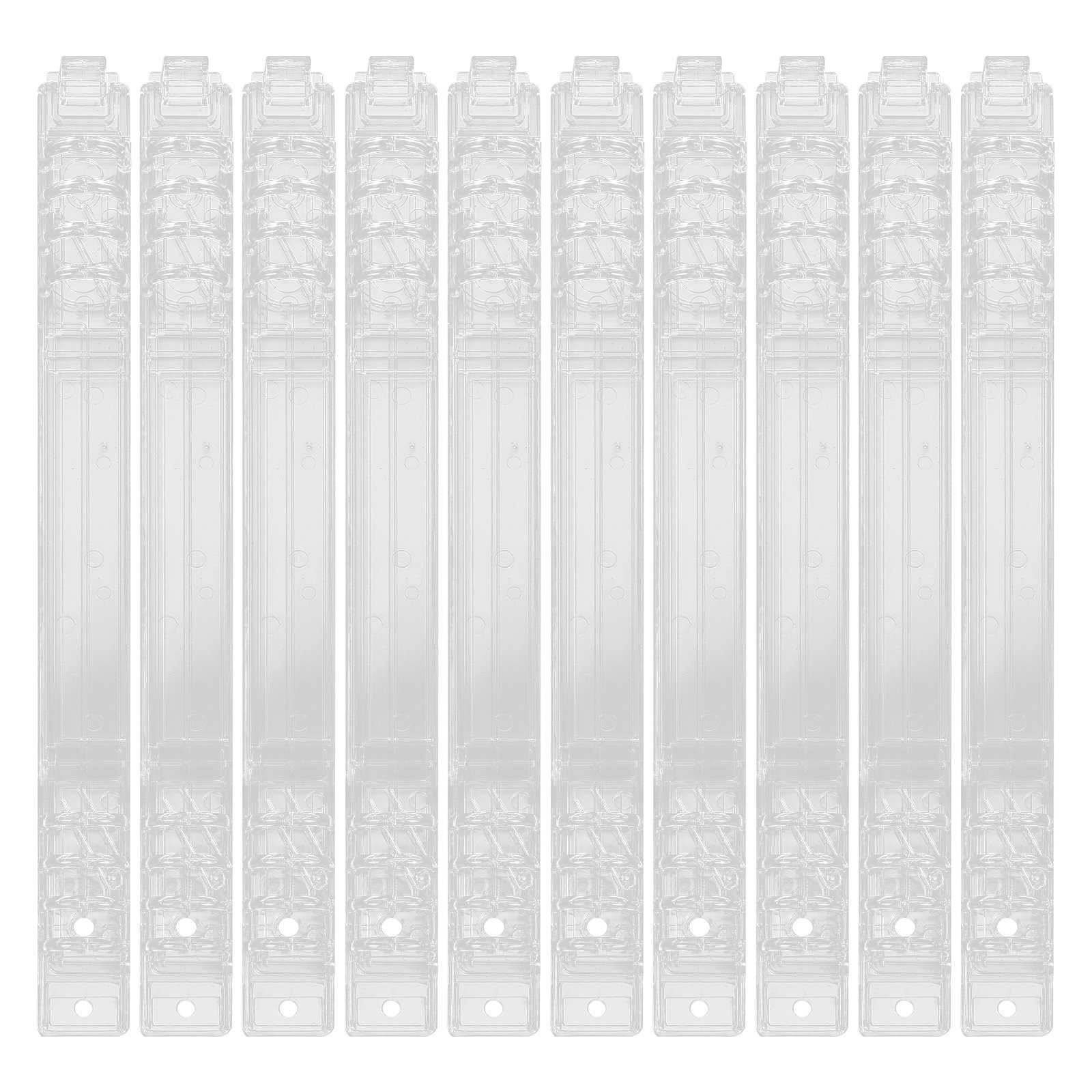 10Pcs Loose Leaf Binder Rings  - Binding Comb Plastic recension och pris