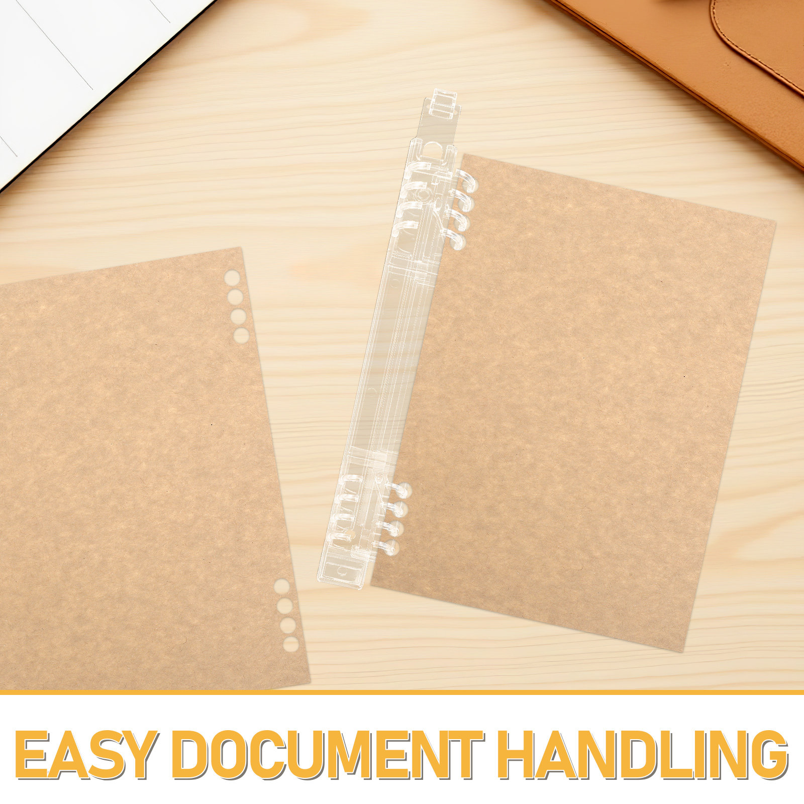 10Pcs Loose Leaf Binder Rings  - Binding Comb Plastic recension och pris