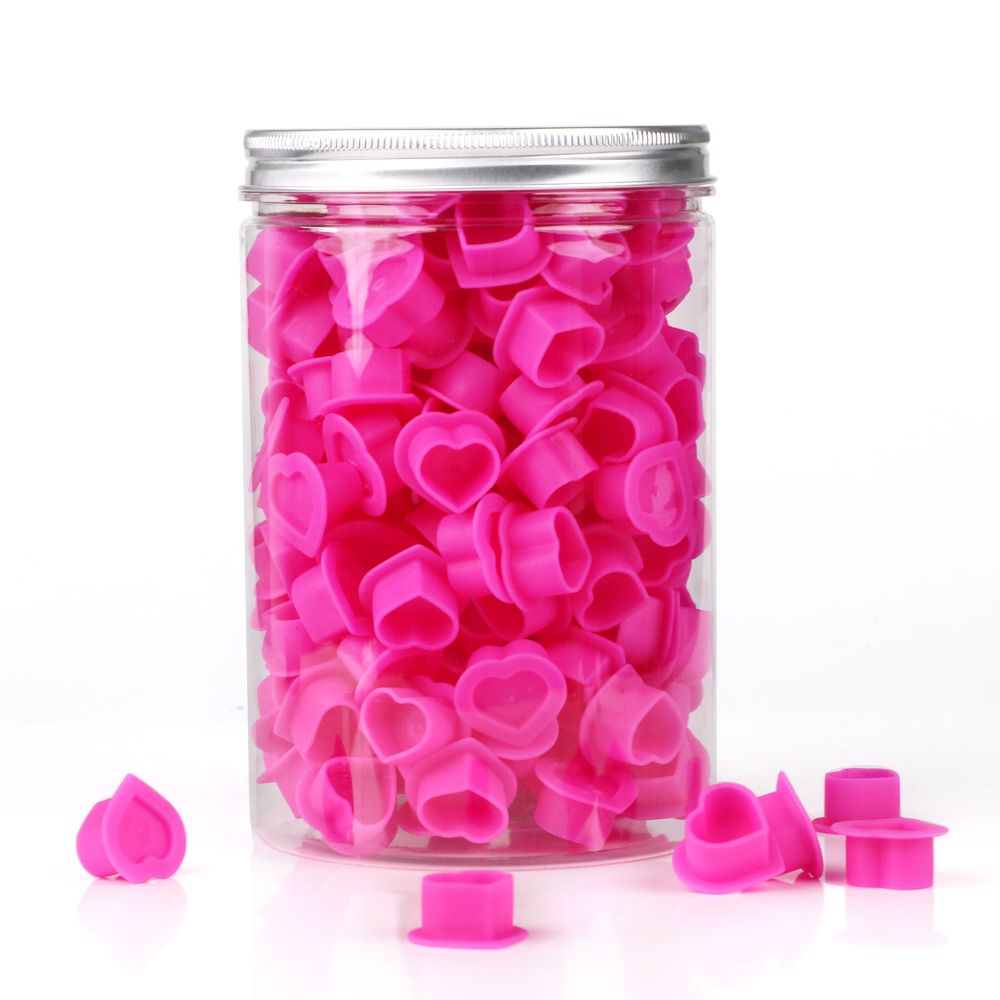 200pcs Tattoo Ink Cup Heart-Sh - Calligraphy Ink Bottle recension och pris