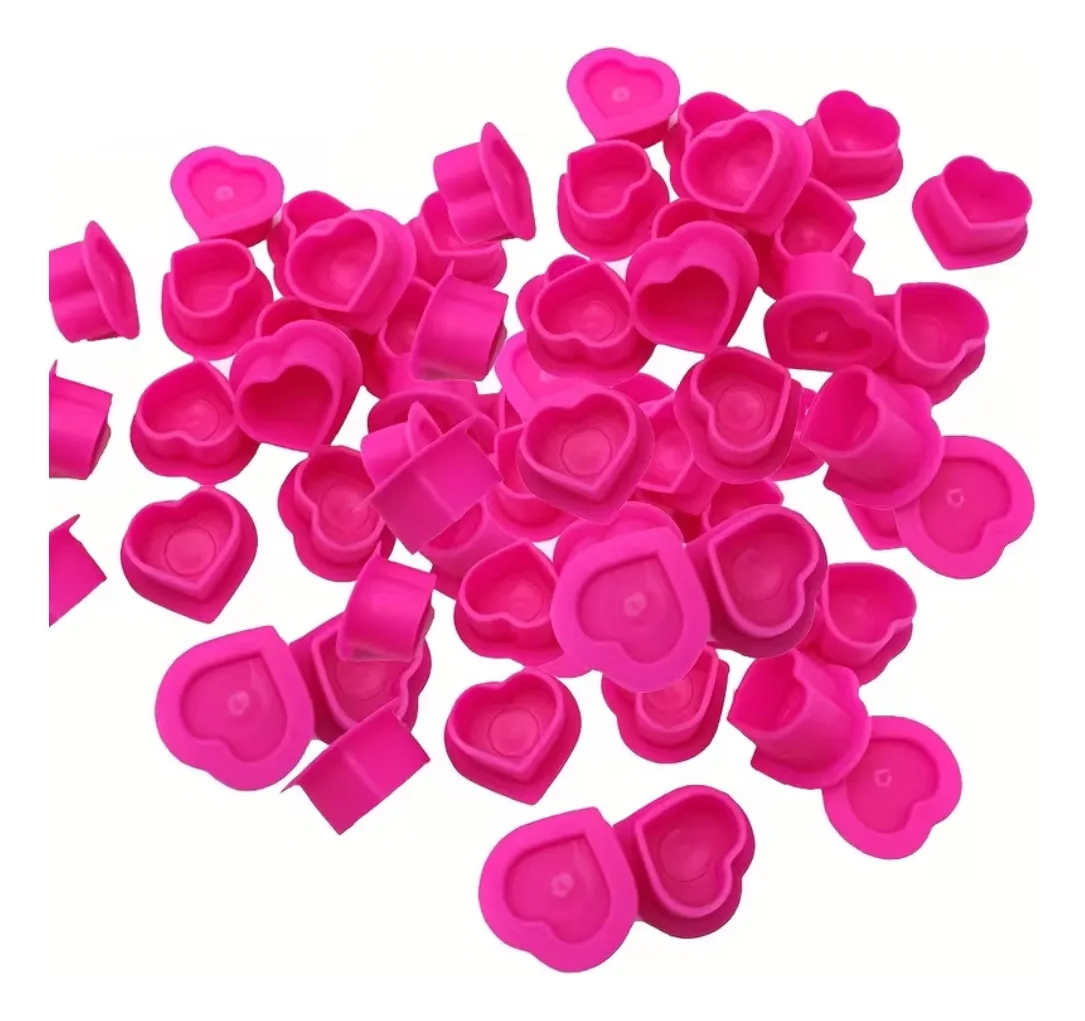 200pcs Tattoo Ink Cup Heart-Sh - Calligraphy Ink Bottle recension och pris