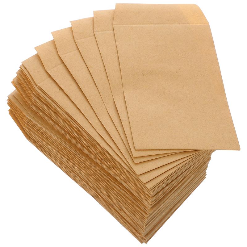 100Pcs Small Kraft Seed Envelo - Letter Envelope Kraft recension och pris