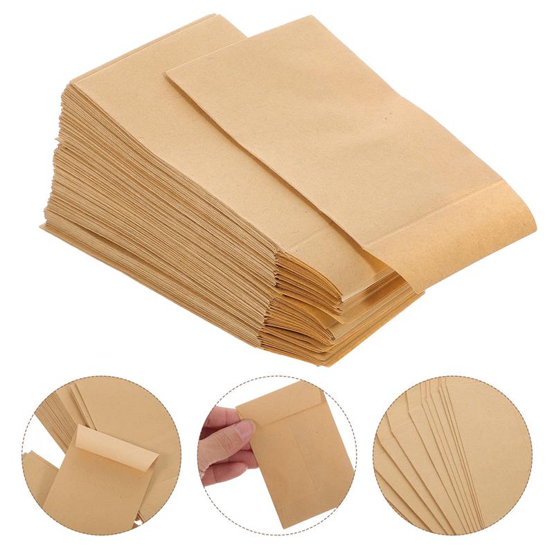 100Pcs Small Kraft Seed Envelo - Letter Envelope Kraft recension och pris