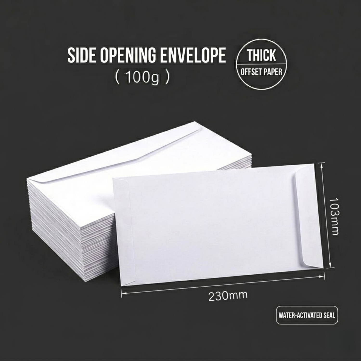 50Pcs DL White Envelopes 230x1 - Letter Envelope Kraft recension och pris