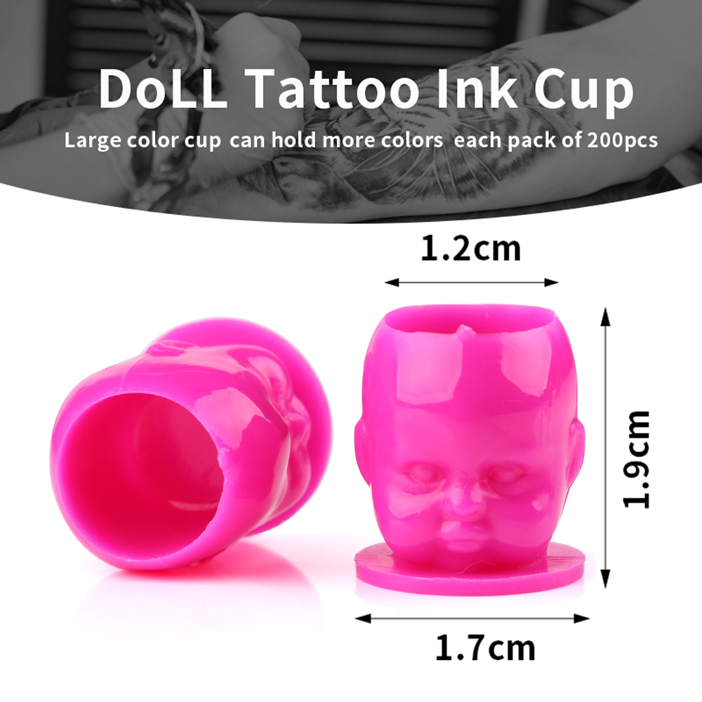 50pcs Plastic Disposable Tatto - Calligraphy Ink Bottle recension och pris