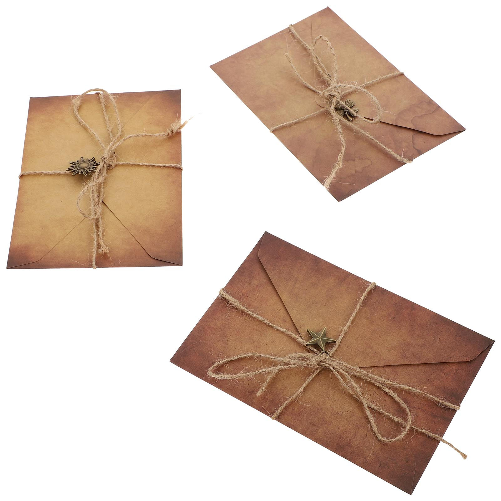 Vintage Writing Paper Envelope - Letter Envelope Kraft recension och pris