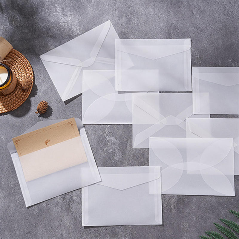 50pcs/lot Blank Translucent En - Letter Envelope Kraft recension och pris