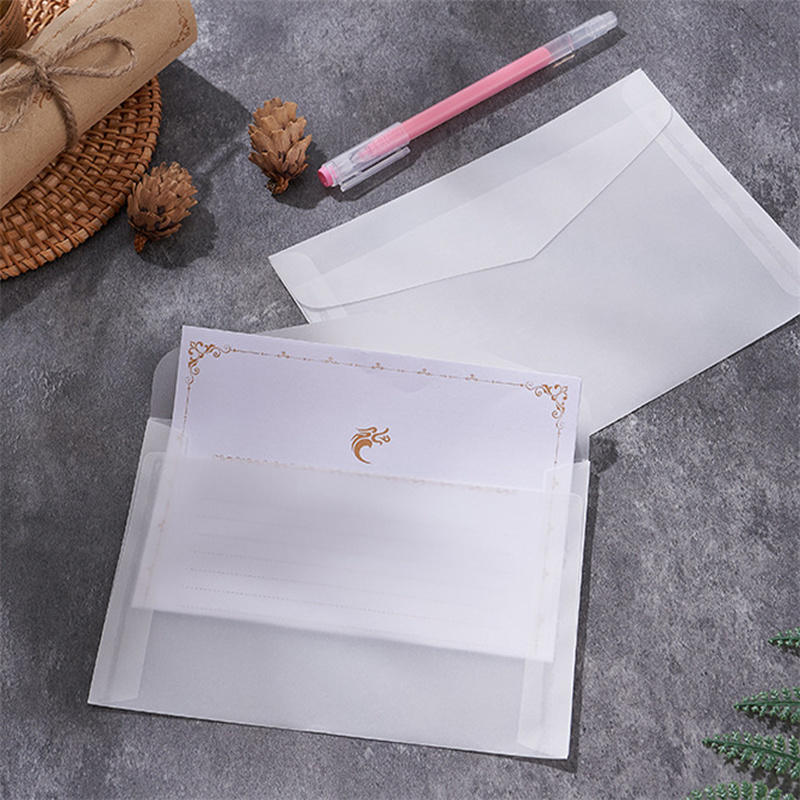 50pcs/lot Blank Translucent En - Letter Envelope Kraft recension och pris