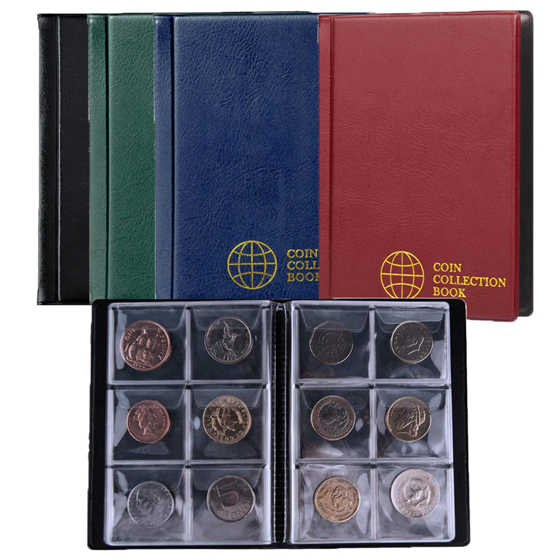 60Pocket Coin Collection Album - Binding Comb Plastic recension och pris