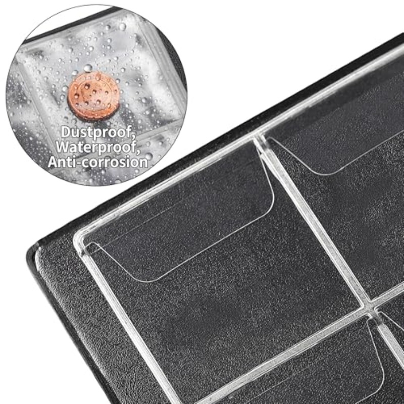 60Pocket Coin Collection Album - Binding Comb Plastic recension och pris