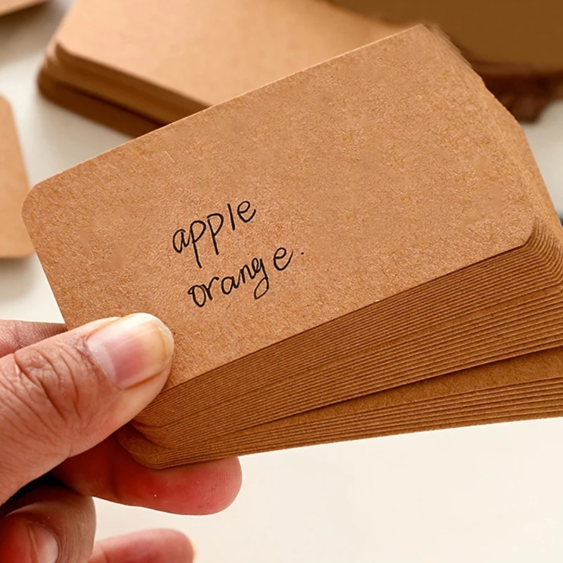 100pcs Kraft Paper Blank Greet - Letter Envelope Kraft recension och pris