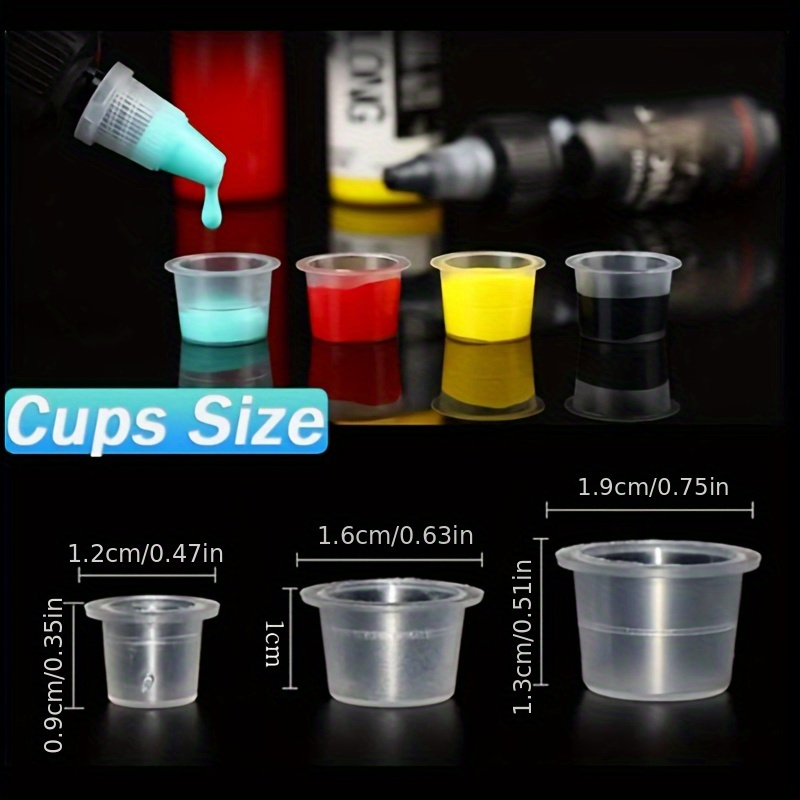 100/1000pcs Tattoo Large Mediu - Calligraphy Ink Bottle recension och pris