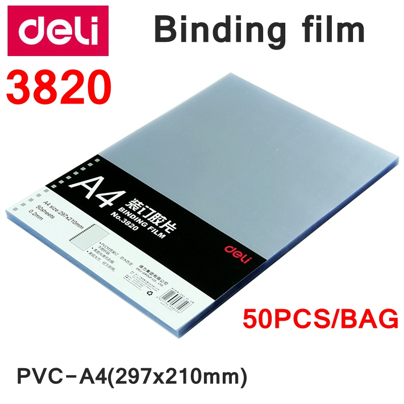 50PCS Deli 3820 A4 PVC Comb Bi - Binding Comb Plastic recension och pris
