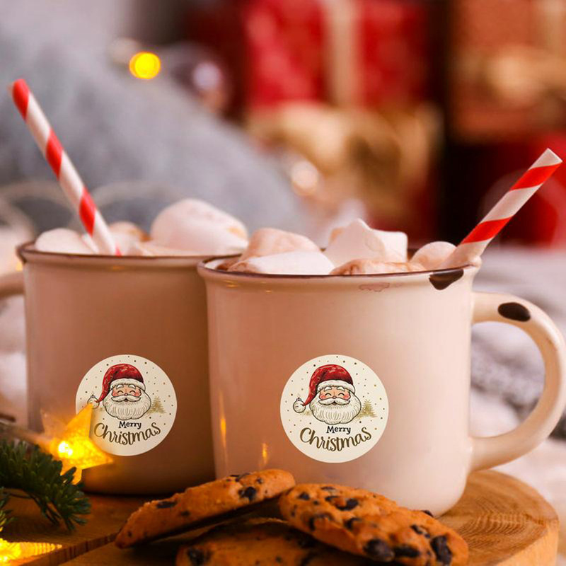 500pcs/Roll Christmas Santa Cl - Sticker Label Roll recension och pris