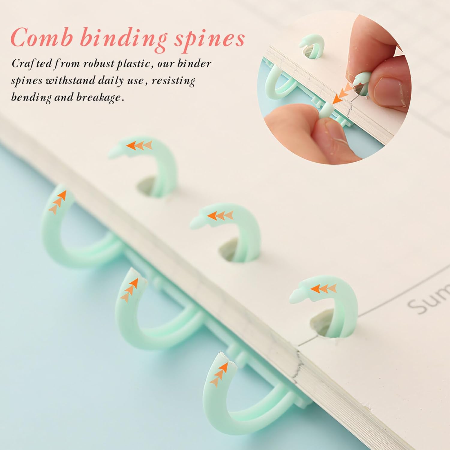 5/10Pcs Comb Binding Spines 30 - Binding Comb Plastic recension och pris